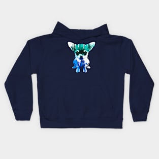 Chihuahua Dog Stencil Artwork Kids Hoodie